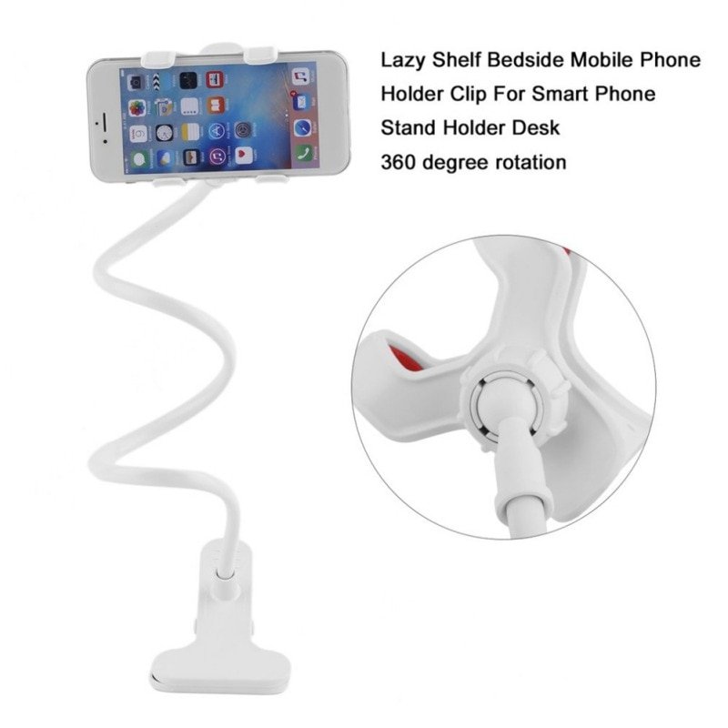 Universal Lazy Mobile Phone Gooseneck Stand Holder